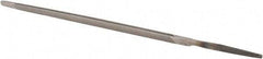 Nicholson - 4" Long, Taper American-Pattern File - Single Cut, Tang - Benchmark Tooling