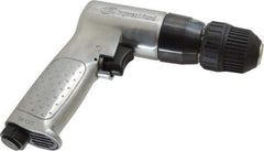 Ingersoll-Rand - 3/8" Reversible Keyless Chuck - Pistol Grip Handle, 2,000 RPM, 4 CFM, 0.5 hp, 85 psi - Benchmark Tooling