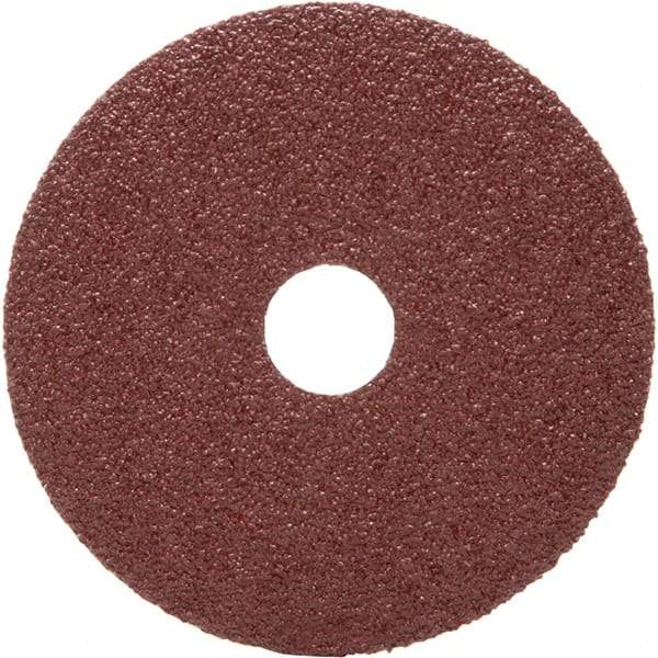 3M - 4-1/2" Diam 7/8" Hole 36 Grit Fiber Disc - Very Coarse Grade, Ceramic, 13,300 Max RPM, Series 983C - Benchmark Tooling