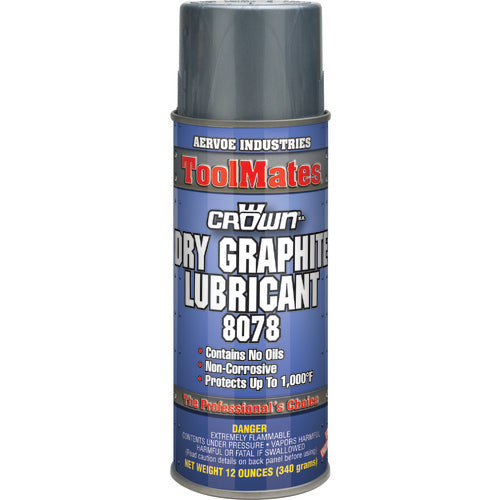 Dry Graphite Lubricant & Parting Compound - 12 oz Aerosol - Benchmark Tooling