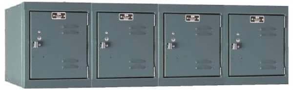 Hallowell - 4 Door, 4 Horizontal Tier, Premium Box Lockers - Benchmark Tooling