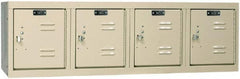 Hallowell - 4 Door, 4 Horizontal Tier, Premium Box Lockers - Benchmark Tooling