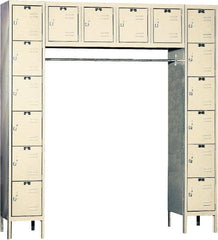 Hallowell - 16 Door, 16 Tier, Premium Box Lockers - Benchmark Tooling