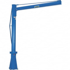 Vestil - 1,000 Lb Load Capacity, Steel Jib Crane - 8' Span - Benchmark Tooling