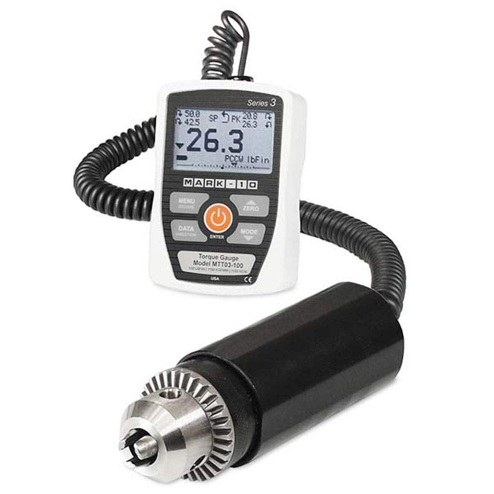 Mark-10 - Digital Tension & Compression Force Gages Capacity (N): 35.00 Capacity (kgf): 36.00 - Benchmark Tooling