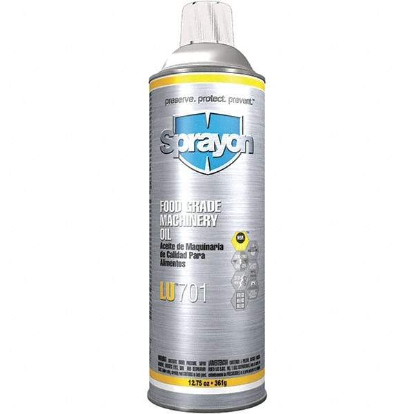 Sprayon - 13.25 oz Aerosol Mineral Multi-Purpose Oil - -40 to 232°F, ISO N/A, Food Grade - Benchmark Tooling