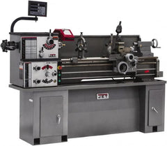 Jet - 13" Swing, 40" Between Centers, 230 Volt, Single Phase Bench Lathe - 5MT Taper, 2 hp, 70 to 2,000 RPM, 1-1/2" Bore Diam, 32" Deep x 47" High x 71" Long - Benchmark Tooling