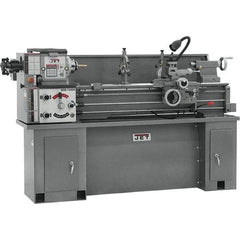 Jet - 13" Swing, 40" Between Centers, 230 Volt, Single Phase Bench Lathe - 5MT Taper, 2 hp, 60 to 1,240 RPM, 1-3/8" Bore Diam, 29-3/4" Deep x 29" High x 75-1/2" Long - Benchmark Tooling