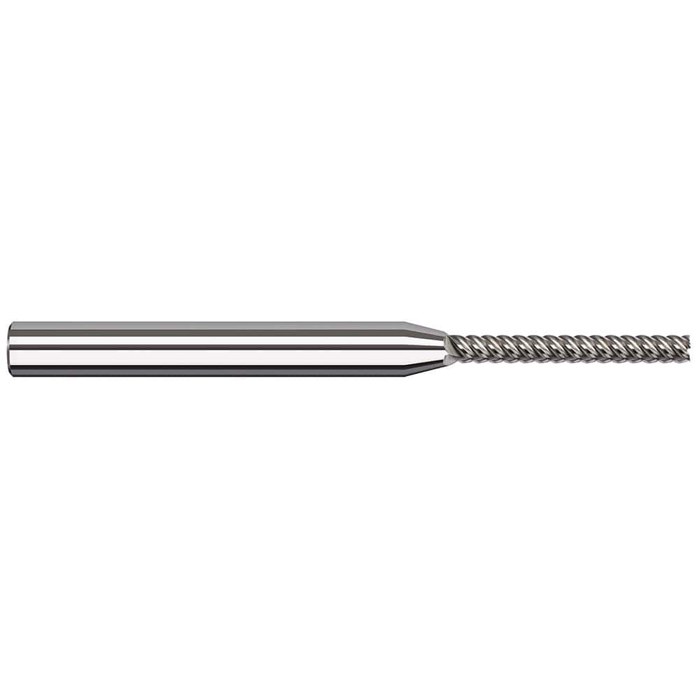 Harvey Tool - Square End Mills Mill Diameter (mm): 0.80 Mill Diameter (Inch): 1/32 - Benchmark Tooling