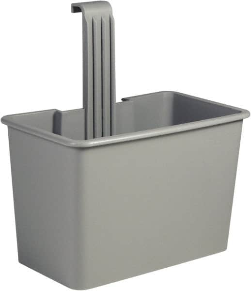 Unger - 8 Gal Polypropylene Side Bucket - Gray, For Use with SCFPG, COMBR, COMBG - Benchmark Tooling