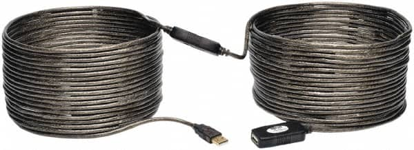 Tripp-Lite - 65' Long, USB A/A Computer Cable - Black, Male x Female - Benchmark Tooling