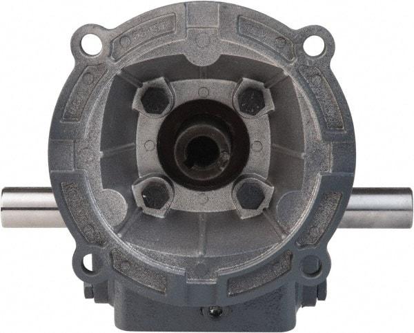 Boston Gear - 1 Centerline Distance, 20:1, 88 RPM Output, 0.27 Input Horsepower, 149 Lbs. Max Torque, Speed Reducer - Part No. F710-20-B4-H, Double Shaft Left & Right, 1/2" Bore, 2.31" High, 42C NEMA - Benchmark Tooling