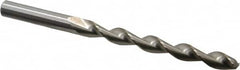 Chicago-Latrobe - 5/16" 135° High Speed Steel Jobber Drill - Bright Finish, Right Hand Cut, Parabolic Flute, Straight Shank, 4-1/2" OAL, Split Point - Benchmark Tooling