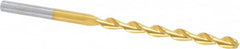 Chicago-Latrobe - 5/32" 135° High Speed Steel Jobber Drill - TiN Finish, Right Hand Cut, Parabolic Flute, Straight Shank, 3-1/8" OAL, Split Point - Benchmark Tooling