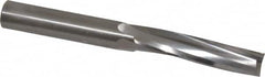 Onsrud - 1/2" Cutting Diam x 2-1/8" Length of Cut, 3 Flute, Upcut Spiral Router Bit - Uncoated, Right Hand Cut, Solid Carbide, 4-1/2" OAL x 1/2" Shank Diam, Three Edge, 10° Helix Angle - Benchmark Tooling