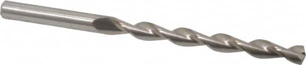 Chicago-Latrobe - Letter G 135° High Speed Steel Jobber Drill - Bright Finish, Right Hand Cut, Parabolic Flute, Straight Shank, 4-1/8" OAL, Split Point - Benchmark Tooling