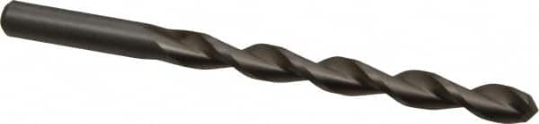 Chicago-Latrobe - Letter Q 135° High Speed Steel Jobber Drill - Bright Finish, Right Hand Cut, Parabolic Flute, Straight Shank, 4-3/4" OAL, Split Point - Benchmark Tooling