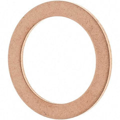 Value Collection - 1/2 SAE, 33/64" ID x 45/64" OD Oil Drain Plug Gasket - 1/32" Thick, Copper - Benchmark Tooling