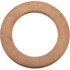 Value Collection - 7/16 SAE, 29/64" ID x 11/16" OD Oil Drain Plug Gasket - 1/32" Thick, Copper - Benchmark Tooling