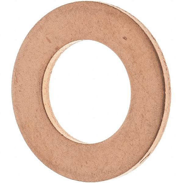 Value Collection - 7/16 SAE, 15/32" ID x 13/16" OD Oil Drain Plug Gasket - 1/16" Thick, Copper - Benchmark Tooling