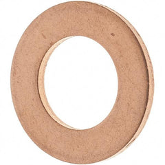 Value Collection - 7/16 SAE, 15/32" ID x 13/16" OD Oil Drain Plug Gasket - 1/16" Thick, Copper - Benchmark Tooling