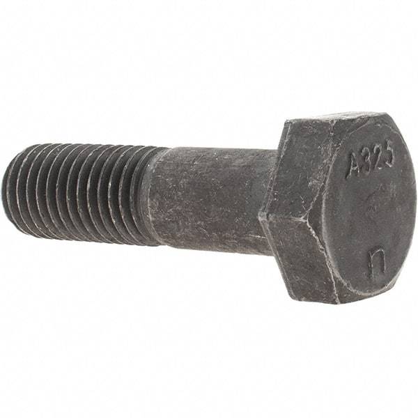 Value Collection - 3/4-10 Thread, 2-3/4" Length Under Head, Hex Head Bolt - A325 Steel, Uncoated - Benchmark Tooling