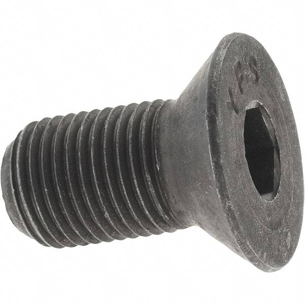 Value Collection - 1/2-20 UNF Hex Socket Drive, 82° Flat Screw - Alloy Steel, Black Oxide Finish, Fully Threaded, 1" OAL - Benchmark Tooling