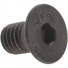 Value Collection - 7/16-14 UNC Hex Socket Drive, 82° Flat Screw - Alloy Steel, Black Oxide Finish, Fully Threaded, 3/4" OAL - Benchmark Tooling