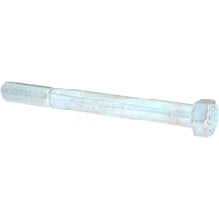 Hex Head Cap Screw: 1-8 x 3″, Grade 9 Alloy Steel, Zinc-Plated Clear Chromate