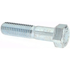 Hex Head Cap Screw: 9/16-12 x 1″, Grade 9 Alloy Steel, Zinc-Plated Clear Chromate