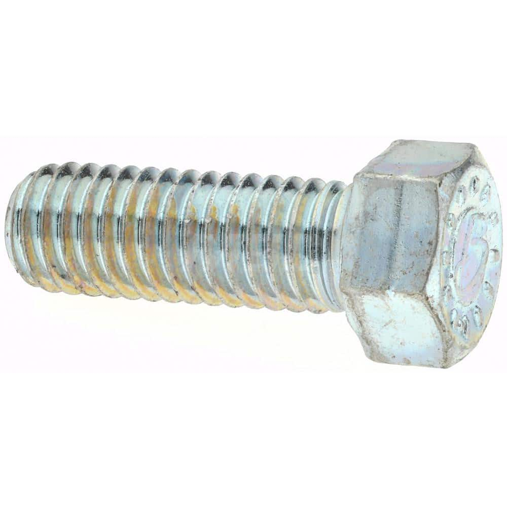 Hex Head Cap Screw: 3/4-10 x 2-1/4″, Grade 9 Alloy Steel, Zinc-Plated Clear Chromate