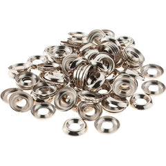 Value Collection - 3/32" Thick, Nickel-Plated Finish, Brass, Standard Countersunk Washer - 0.488" OD - Benchmark Tooling