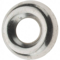 Value Collection - 5/64" Thick, Nickel-Plated Finish, Brass, Standard Countersunk Washer - 0.425" OD - Benchmark Tooling