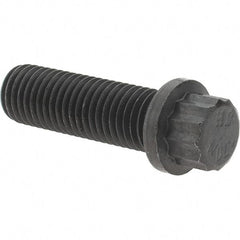 Value Collection - 5/16-24 UNF, 1" Long, 12 Point Drive Flange Bolt - Alloy Steel, Plain Finish - Benchmark Tooling