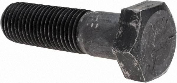 Value Collection - 1-1/4 - 7 UNC, 4-1/2" Length Under Head Hex Head Cap Screw - Partially Threaded, Grade 5 Steel, Uncoated, 1-7/8" Hex - Benchmark Tooling