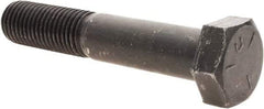 Value Collection - 1-8 UNC, 5-1/2" Length Under Head Hex Head Cap Screw - Partially Threaded, Grade 5 Steel, Uncoated, 1-1/2" Hex - Benchmark Tooling