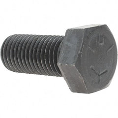 Value Collection - 1-8 UNC, 2-1/4" Length Under Head Hex Head Cap Screw - Fully Threaded, Grade 5 Steel, Uncoated, 1-1/2" Hex - Benchmark Tooling