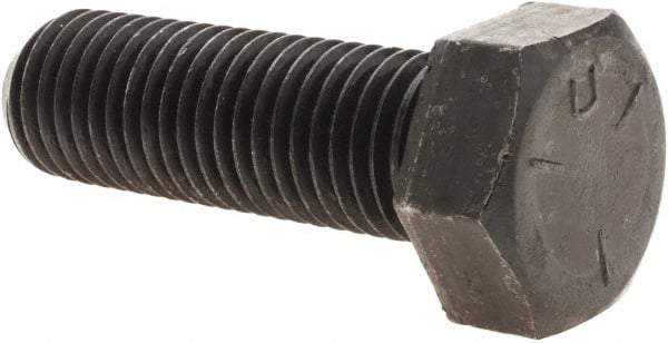Value Collection - 7/8-9 UNC, 2-3/4" Length Under Head Hex Head Cap Screw - Fully Threaded, Grade 5 Steel, Uncoated, 1-5/16" Hex - Benchmark Tooling