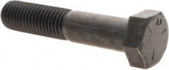 Value Collection - 3/4-10 UNC, 3-3/4" Length Under Head Hex Head Cap Screw - Partially Threaded, Grade 5 Steel, Uncoated, 1-1/8" Hex - Benchmark Tooling