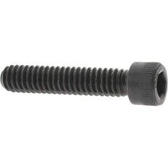 Value Collection - 1/4-20 UNC Hex Socket Drive, Socket Cap Screw - Alloy Steel, Black Oxide Finish, Fully Threaded, 1-1/4" Length Under Head - Benchmark Tooling