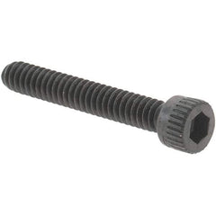 Value Collection - #4-40 UNC Hex Socket Drive, Socket Cap Screw - Alloy Steel, Black Oxide Finish, Fully Threaded, 3/4" Length Under Head - Benchmark Tooling