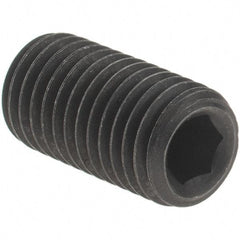 Value Collection - 5/16-24 UNF, 5/8" OAL, Cup Point Set Screw - Grade 8 Alloy Steel, 5/32" Key - Benchmark Tooling