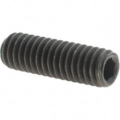 Value Collection - 5/16-18 UNC, 1" OAL, Cup Point Set Screw - Grade 8 Alloy Steel, 5/32" Key - Benchmark Tooling