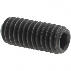 Value Collection - 5/16-18 UNC, 3/4" OAL, Cup Point Set Screw - Grade 8 Alloy Steel, 5/32" Key - Benchmark Tooling