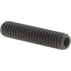 Value Collection - #8-32 UNC, 3/4" OAL, Cup Point Set Screw - Grade 8 Alloy Steel, 5/64" Key - Benchmark Tooling