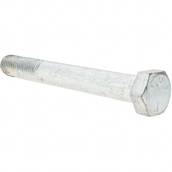 Value Collection - 3/4-10 UNC, 6" Length Under Head Hex Head Cap Screw - Partially Threaded, Grade 5 Steel, Zinc-Plated Finish, 1-1/8" Hex - Benchmark Tooling