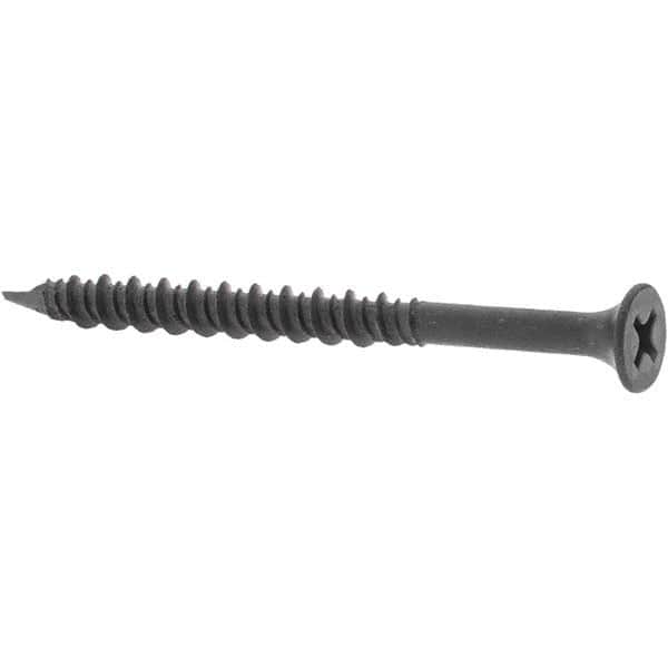 Value Collection - #8, 2-1/4" OAL, Phillips Drive Bugle Head, Steel Drywall Screws - Uncoated, Grade 2 - Benchmark Tooling