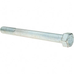 Value Collection - 3/4-10 UNC, 8" Length Under Head Hex Head Cap Screw - Partially Threaded, Grade 8 Alloy Steel, Zinc-Plated Finish, 1-1/8" Hex - Benchmark Tooling