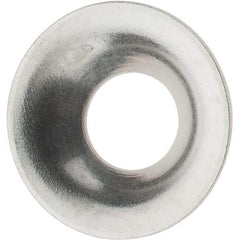 Value Collection - 5/64" Thick, Nickel-Plated Finish, Brass, Flush Type Finishing Washer - 0.425" OD - Benchmark Tooling