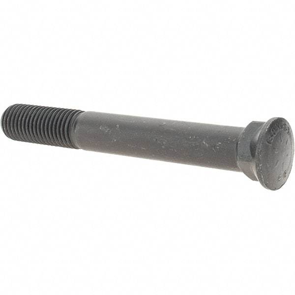 Value Collection - 3/4-10 UNC, 6" OAL, Alloy Steel Plow Bolt - Uncoated, Grade 8 - Benchmark Tooling